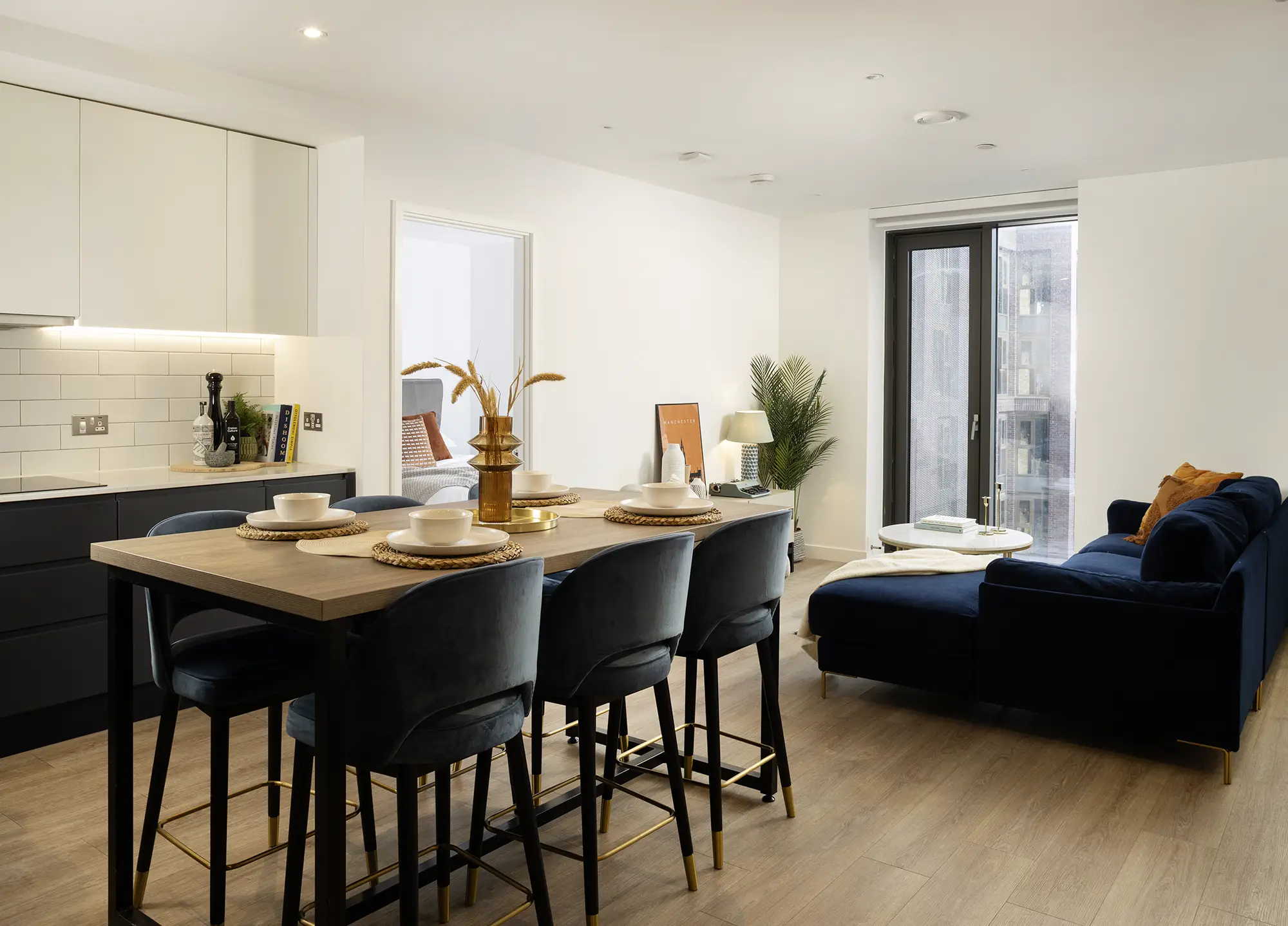 vita-living-north-living2 Living area in a Vita Living Circle Square North apartment
