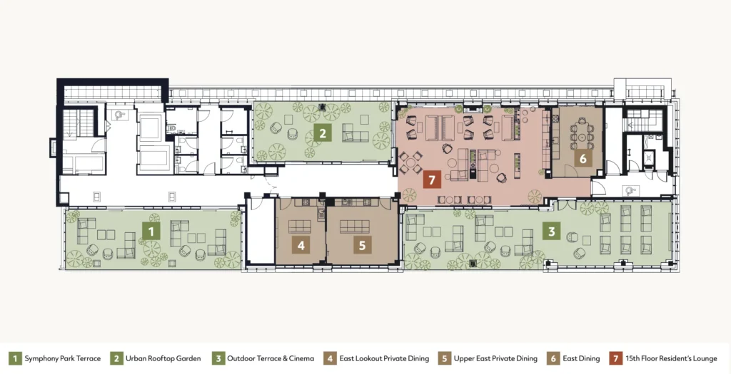 15TH FLOOR LIVING SPACE 15TH FLOOR LIVING SPACE