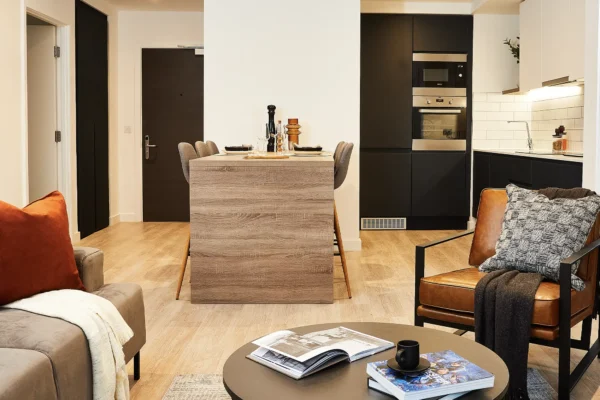 Vita Living Circle Square kitchen and living